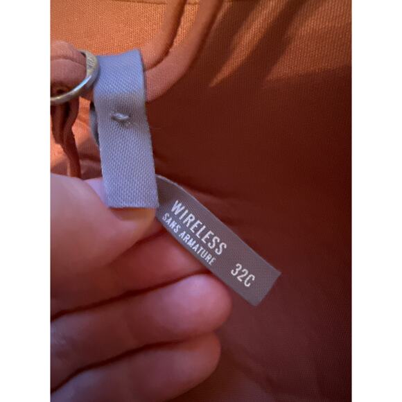 Aerie Wireless Burnt Orange Lace Unlined Bra Sz 32C NEW - Picture 4 of 4